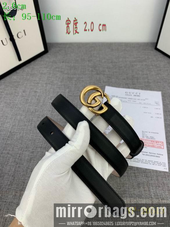 Replica Gucci belt 20mm 95-110cm 8L01