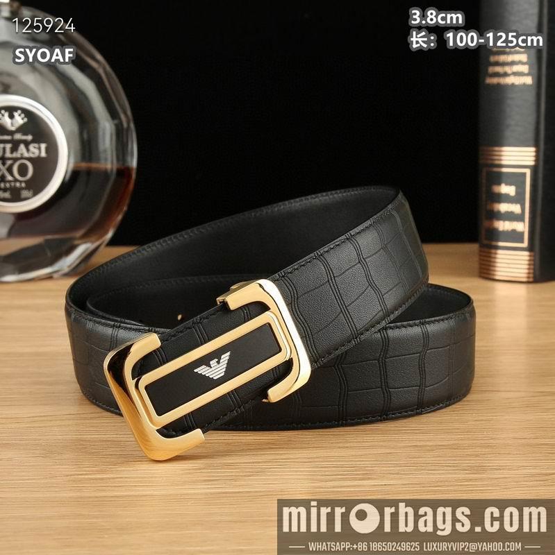Replica Armani belt 38mmX100-125cm 8L06