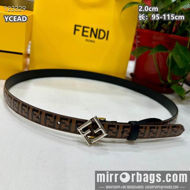 Replica Fendi belt 20mmX95-115cm 8L15