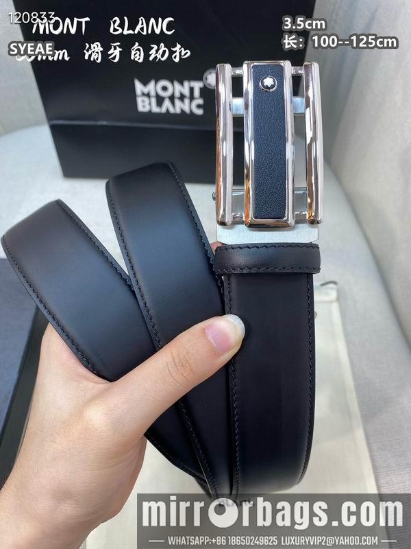 Replica Montblanc belt 自动扣 35mmX100-125cm 8L072013