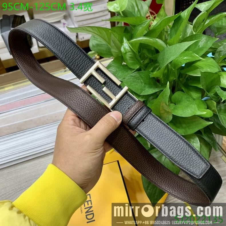 Replica Fendi Belt 34mmX95-125cm 7D04