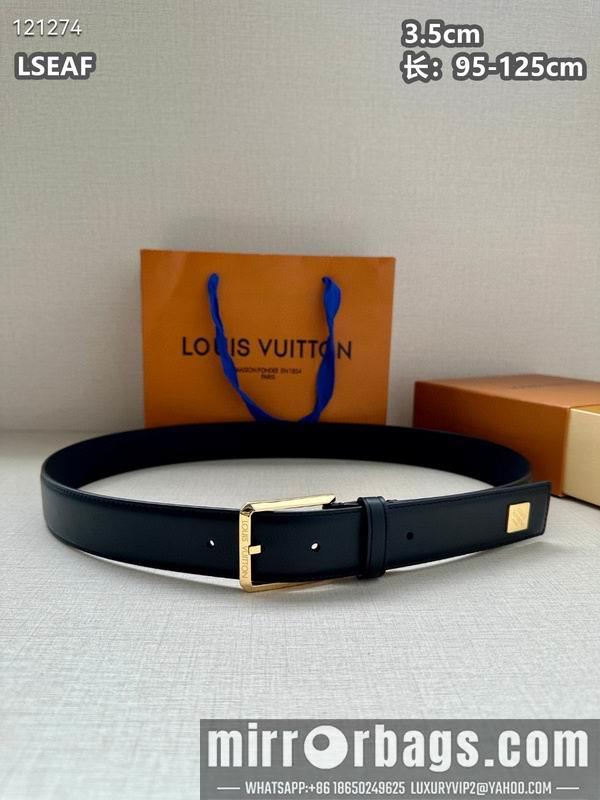 Replica LV belt 35mmX95-125cm 8L30