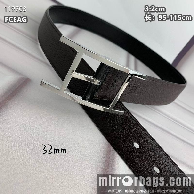 Replica Hermes belt 32mmX95-115cm 8L040802