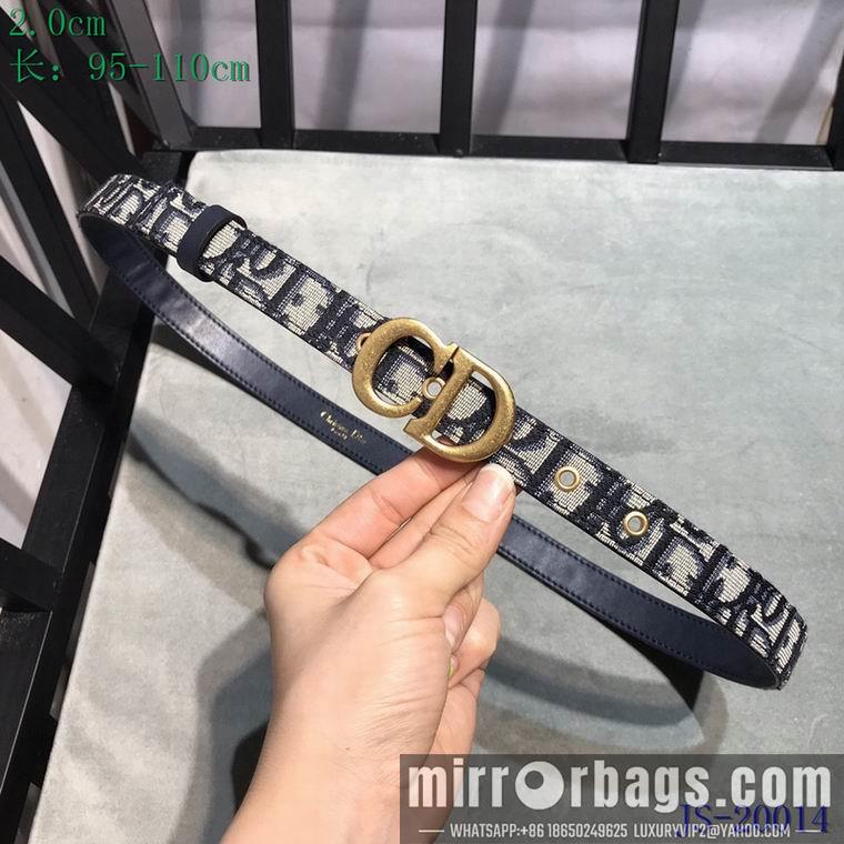 Replica Dior Belt 20mmX95-110cm 8L09