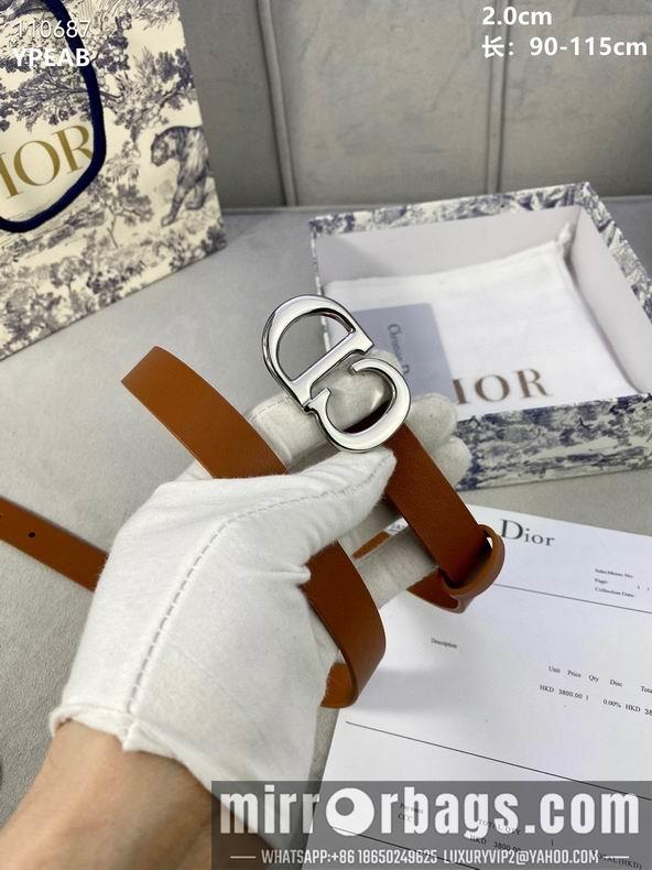 Replica Dior Belt 20mmX90-115cm 8L04