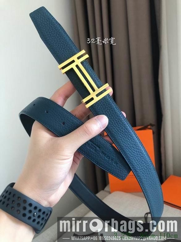 Replica Hermes Belt 32mmX95-110cm 7D21
