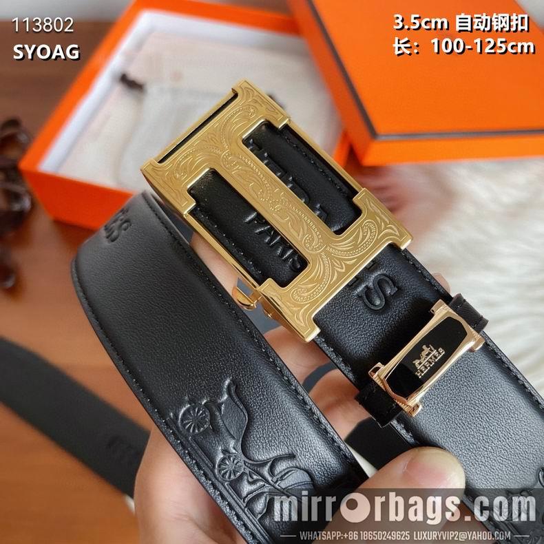 Replica Hermes belt 自动钢扣35mmX100-125cm 8L082502