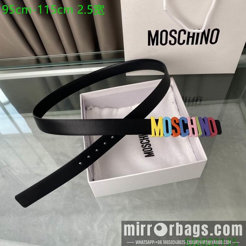 Replica Moschino belt 25mmX95-115cm 7D
