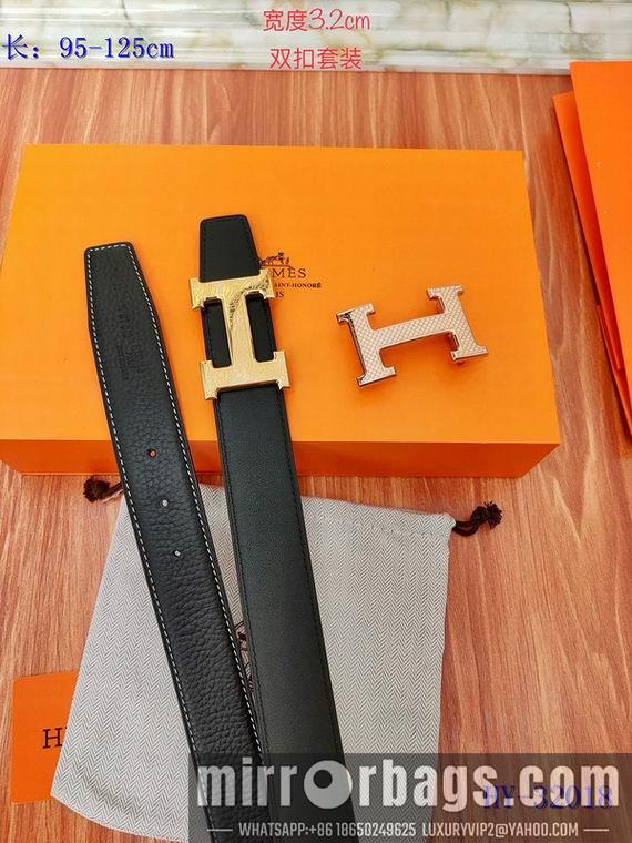 Replica Hermes Belt 32mm 双扣95-125cm 8L01