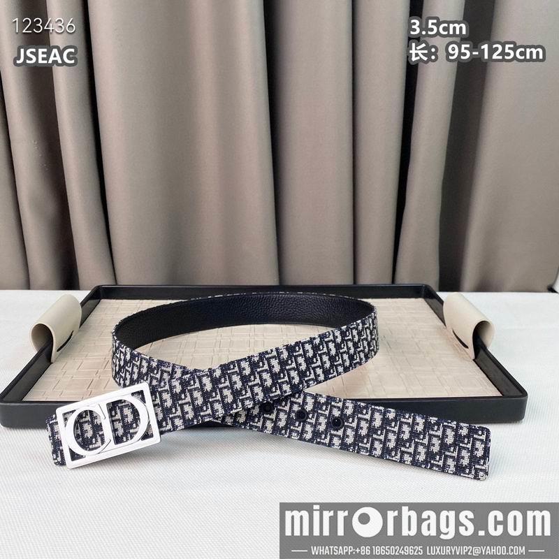 Replica Dior belt 35mmX95-125cm 8L25