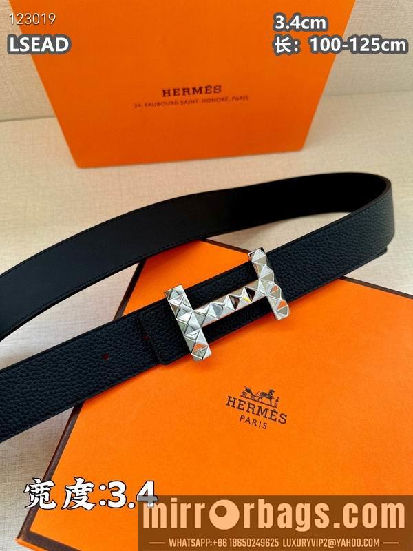 Replica Hermes belt 34mmX100-125cm 8L06