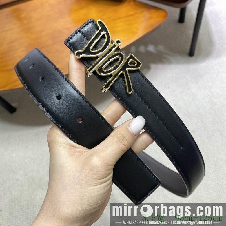 Replica Dior Belt 34mmX95-125cm 7D07