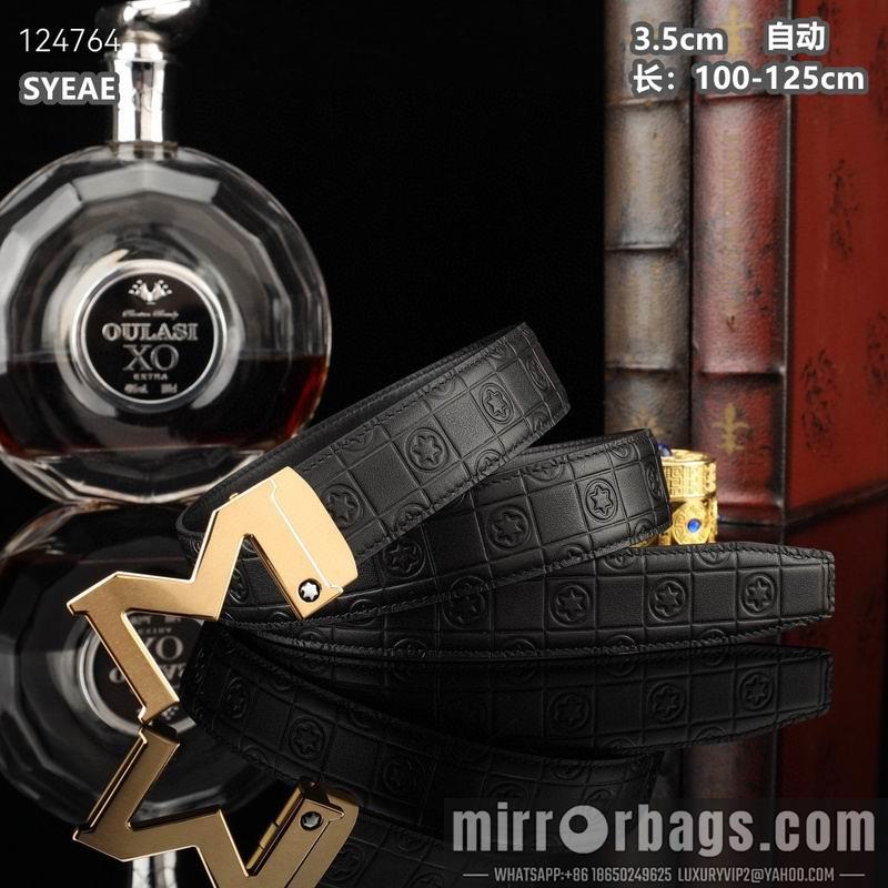 Replica Montlanc belt 35mmX100-125cm 8L40