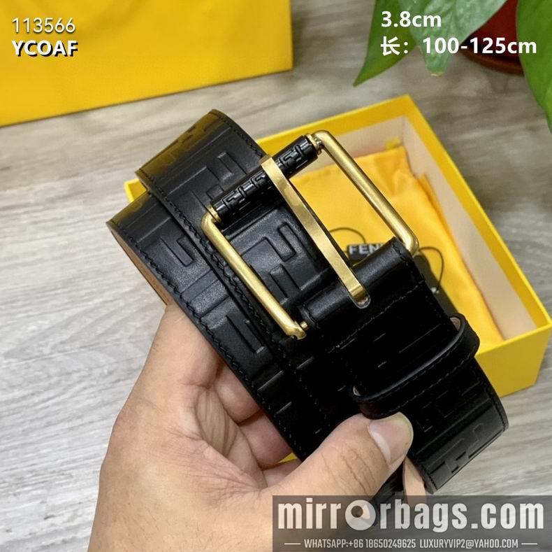 Replica Fendi Belt 38mmX100-125CM 8L23