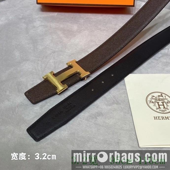 Replica Hermes Belt 32mmX95-110cm 7D18