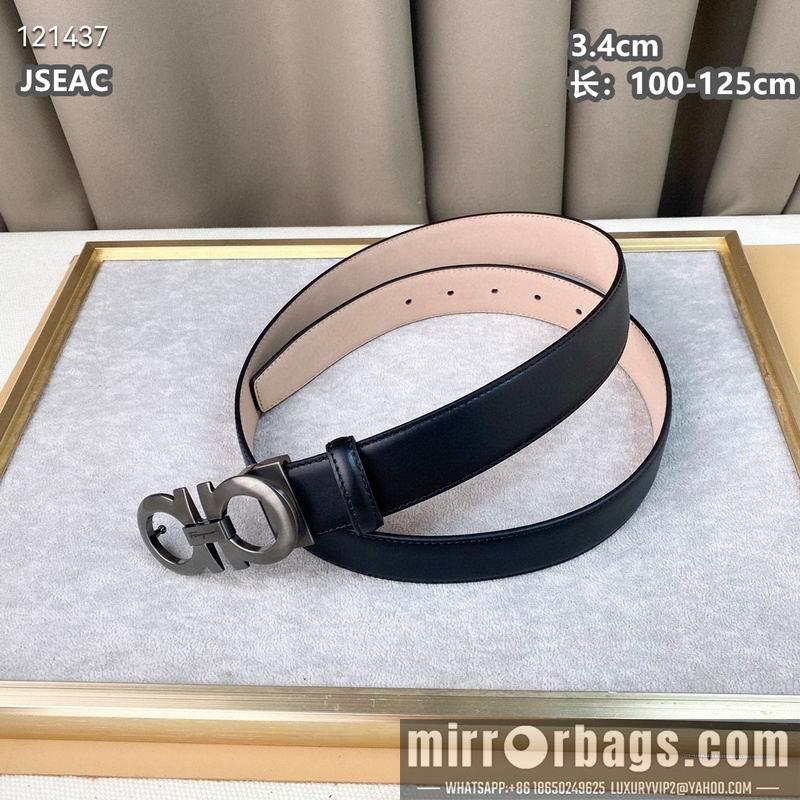 Replica Ferragamo belt 34mmX100-125cm 8L09
