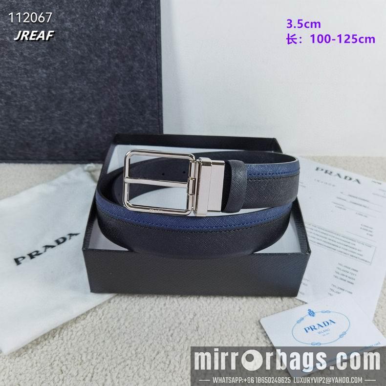 Replica Prada belt 35mmX100-125cm 8L05