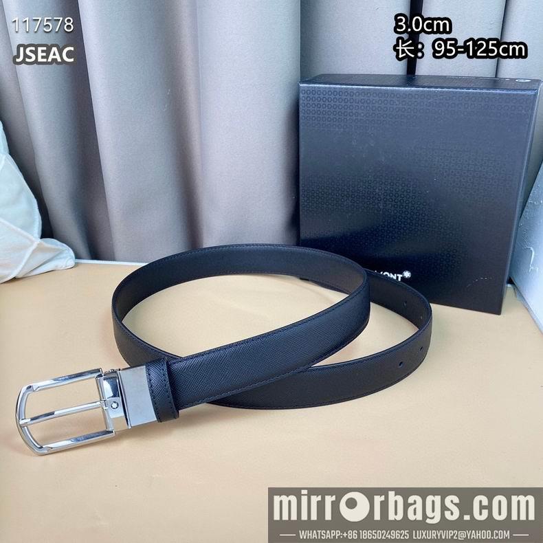 Replica Montblanc belt 30mmX95-125cm 8L04