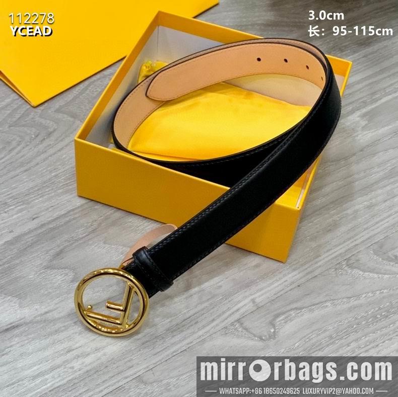 Replica Fendi Belt 30mmX95-115cm 8L07