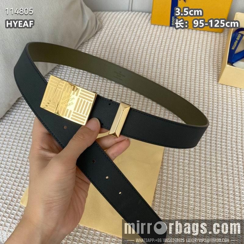 Replica LV belt 35mmX95-125cm 8L19