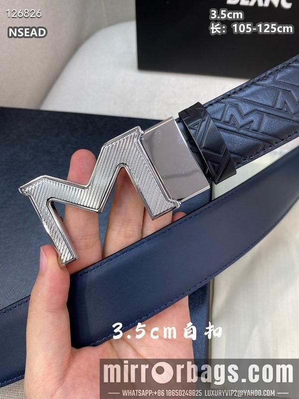 Replica Montlanc belt 35mmX105-125cm 8L60