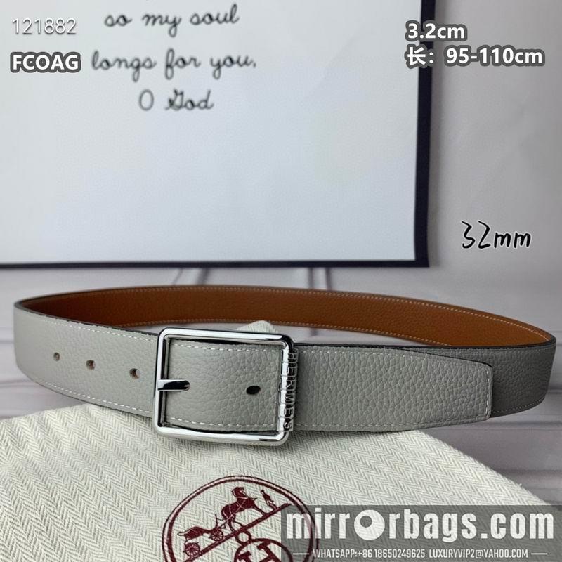 Replica Hermes belt 32mmX95-110cm 8L26