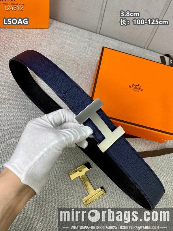 Replica Hermes belt 38mmX100-125cm 8L04