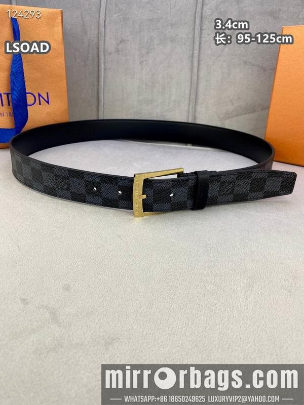 Replica LV belt 34mmX95-125cm 8L25