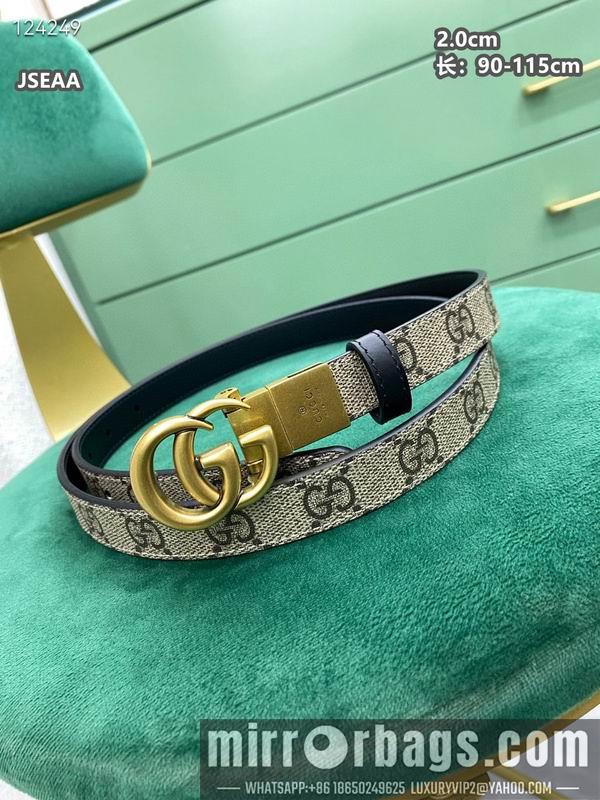 Replica Gucci belt 20mmX90-115cm 8L22