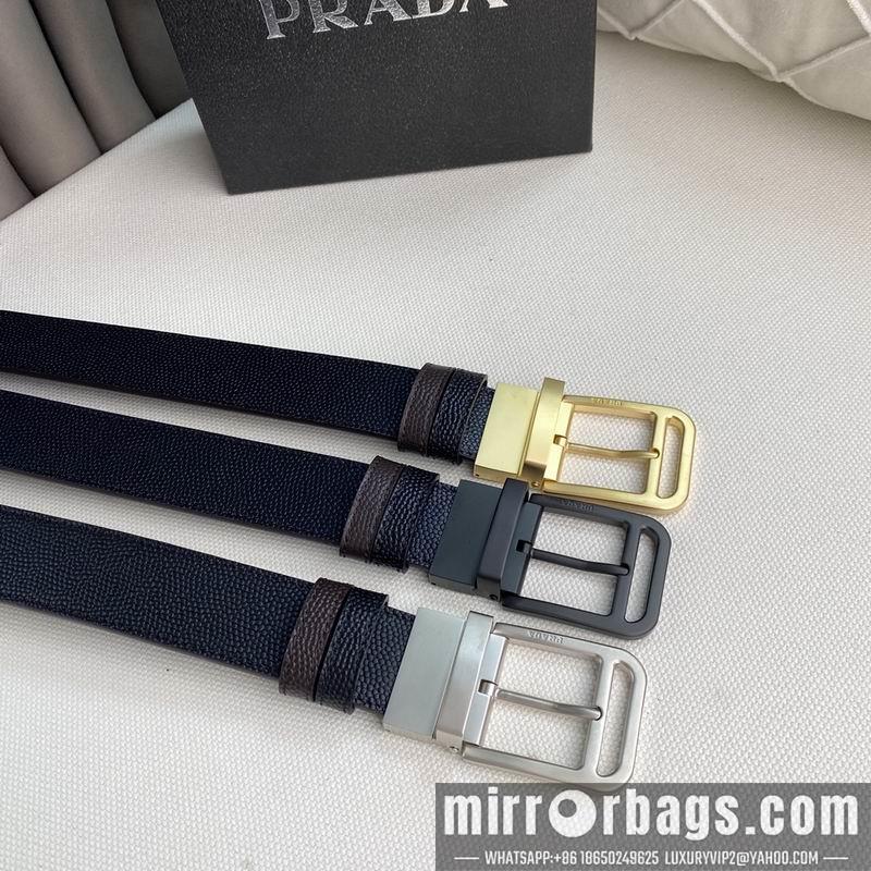 Replica Prada belt 35mmX95-125cm 7D02