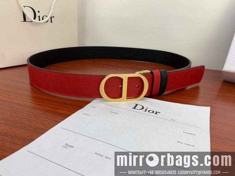 Replica Dior Belt 34mmX95-125cm 7D19