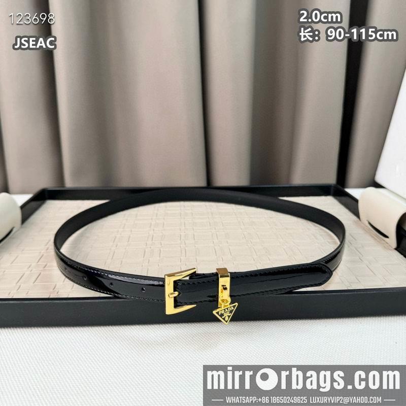 Replica Prada belt 20mmX90-115cm 8L03
