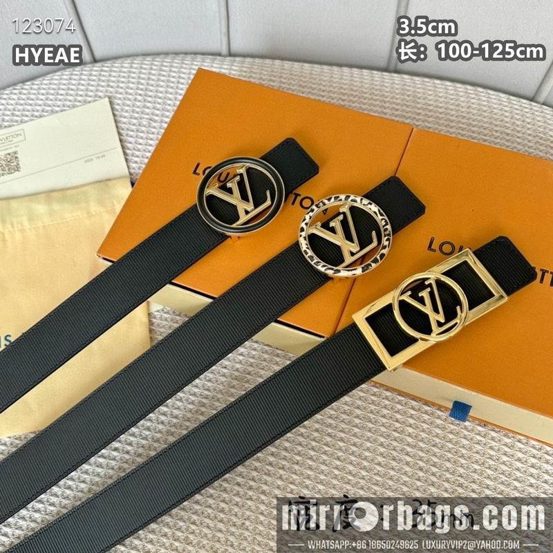 Replica LV belt 35mmX100-125cm 8L07