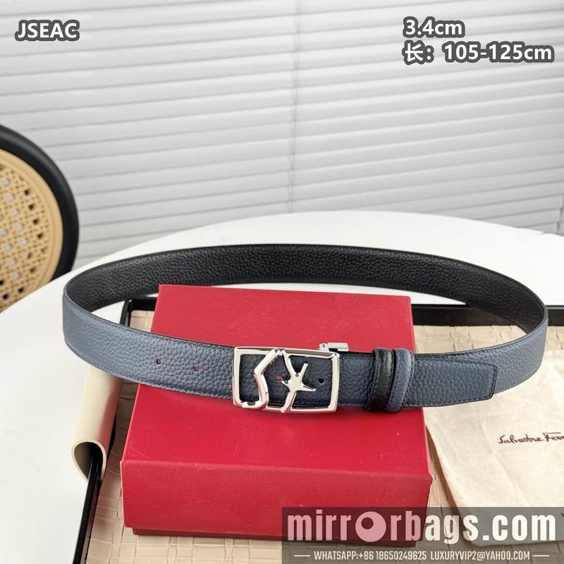 Replica Ferragamo belt 34mmX105-125cm 8L17