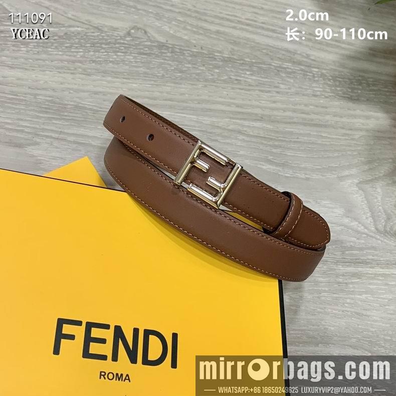 Replica Fendi Belt 20mmX90-110cm 8L01