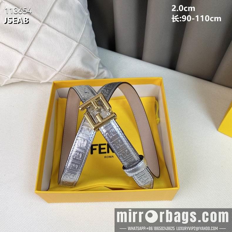 Replica Fendi Belt 20mmX90-110cm 8L08