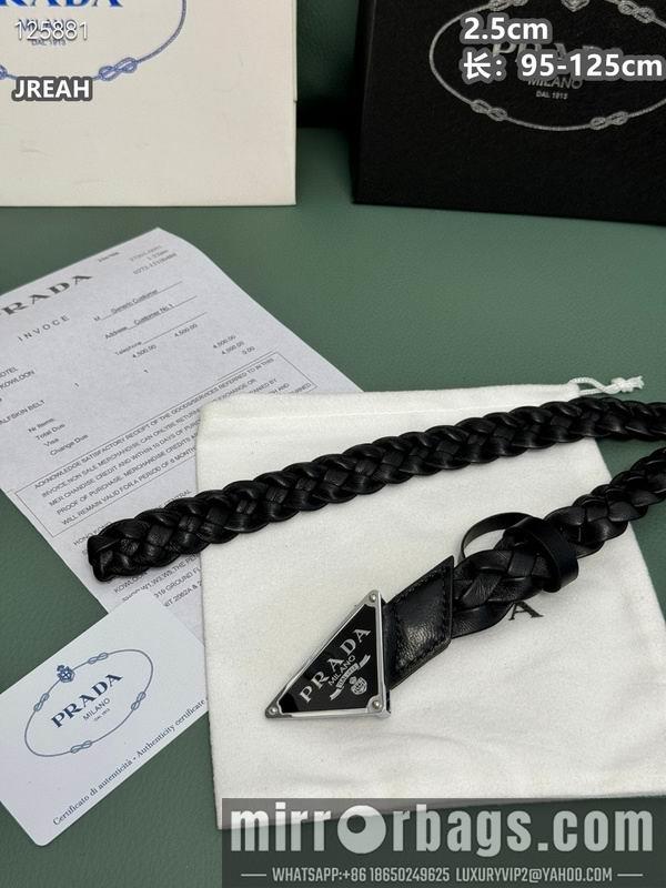 Replica Prada belt 25mmX95-125cm 8L01