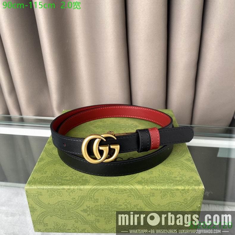 Replica Gucci Belt 20mmX90-115cm 7D01
