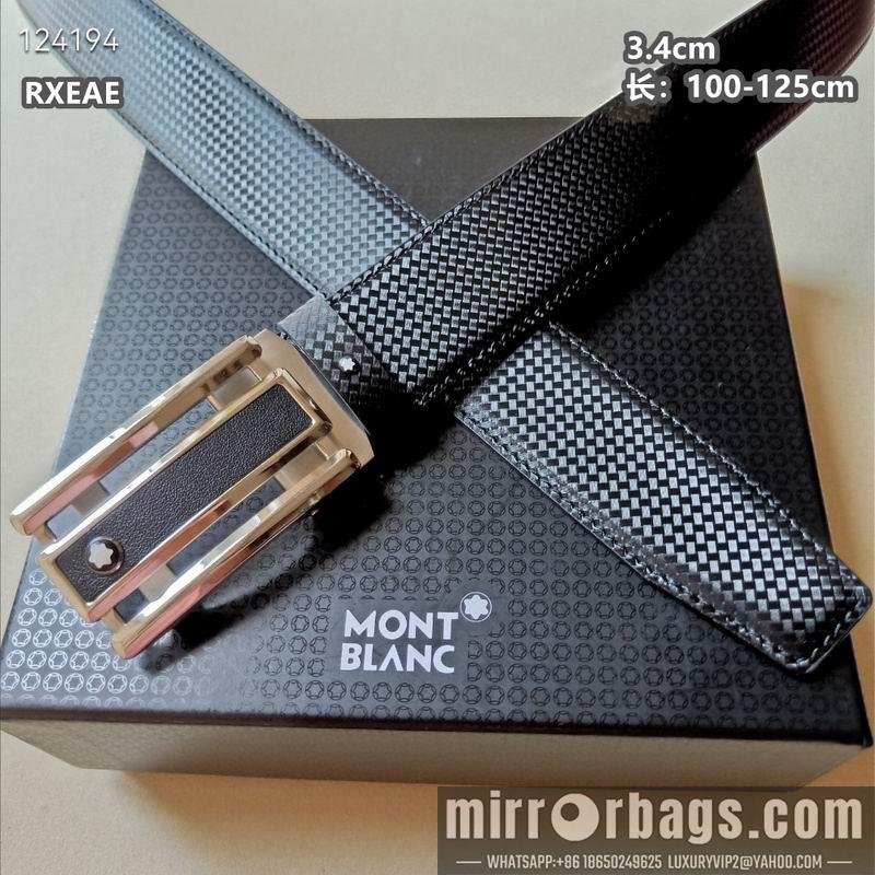 Replica Montlanc belt 34mmX100-125cm 8L16
