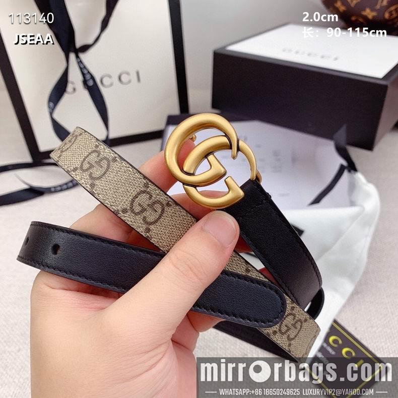 Replica Gucci belt 20mmX90-115cm 8L07