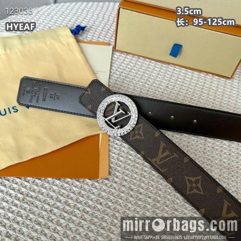 Replica LV belt 35mmX95-125cm 8L18