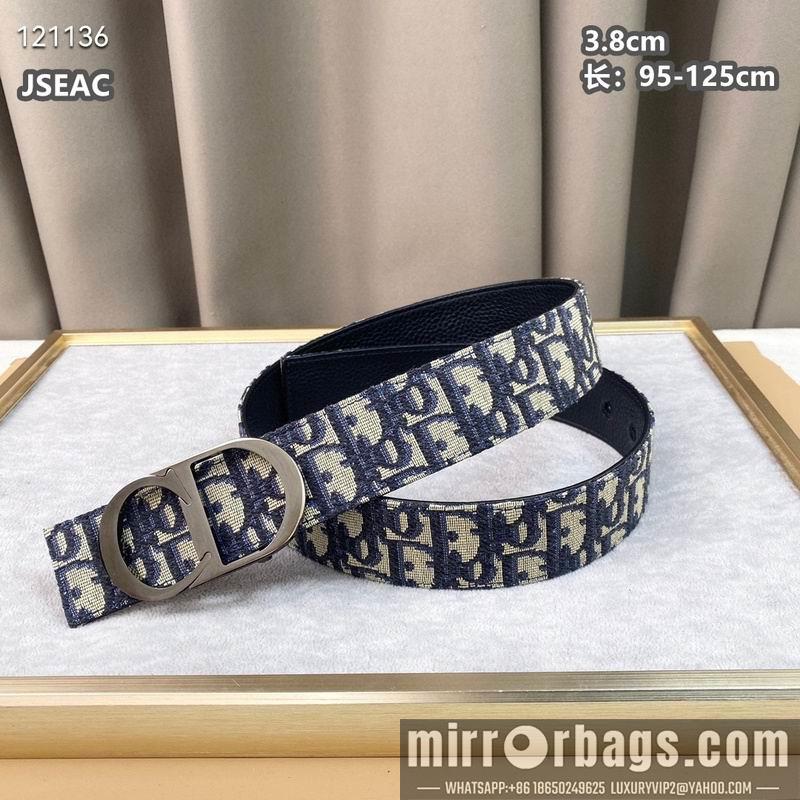Replica Dior belt 38mmX95-125cm 8L03