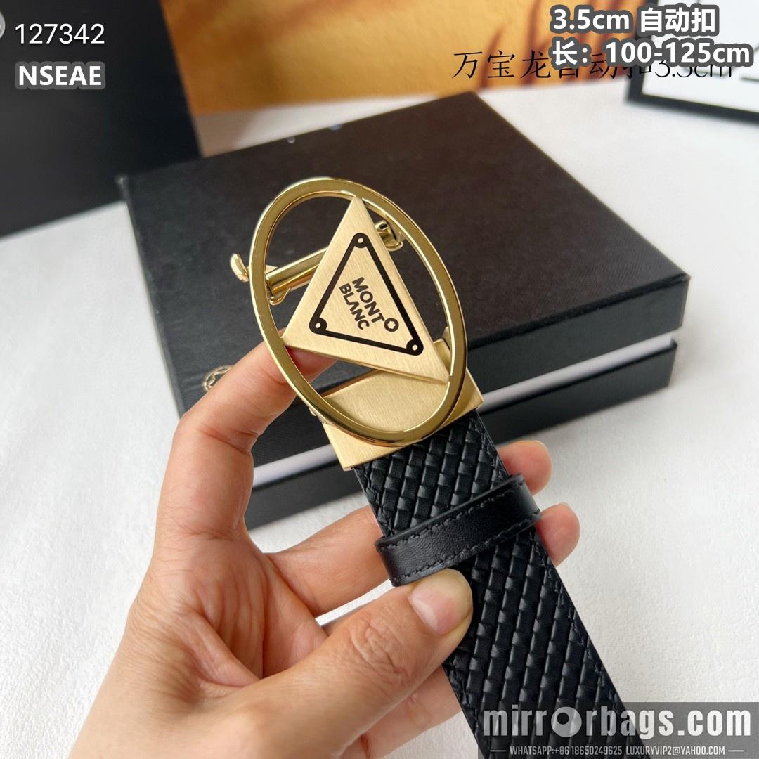 Replica Montblanc belt 35mmX100-125cm 8L66