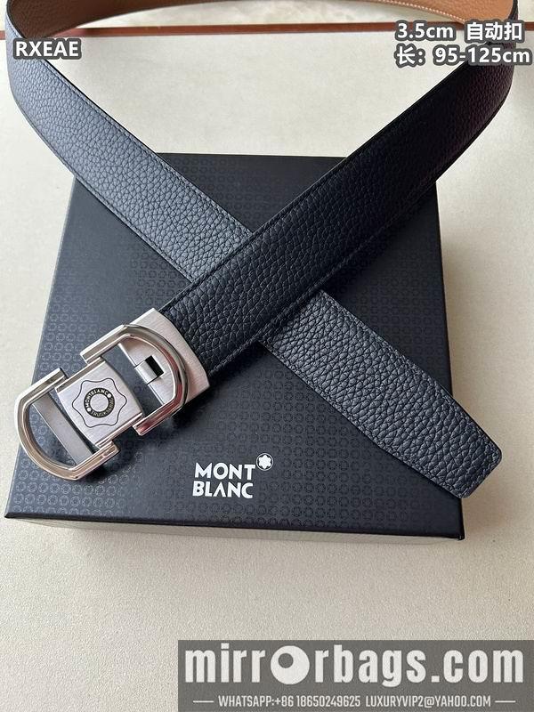 Replica Montlanc belt 35mmX100-125cm 8L73