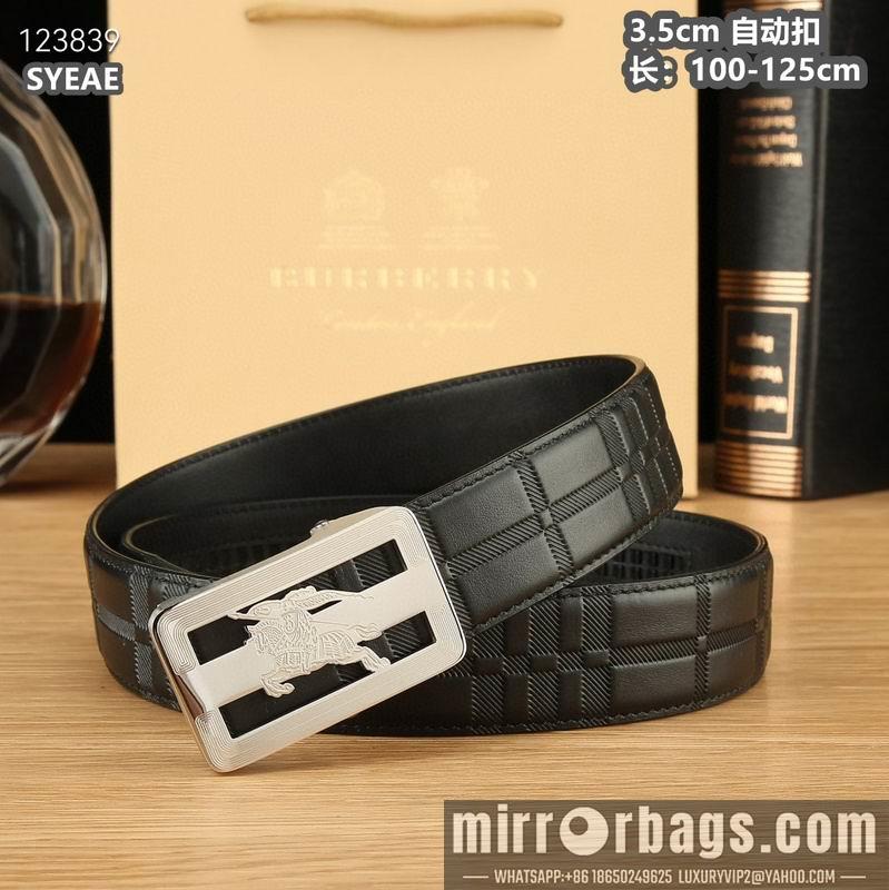 Replica Burberry belt 35mmX100-125cm 8L78