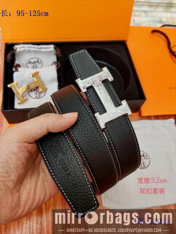 Replica Hermes Belt 32mm 双扣95-125cm 8L01