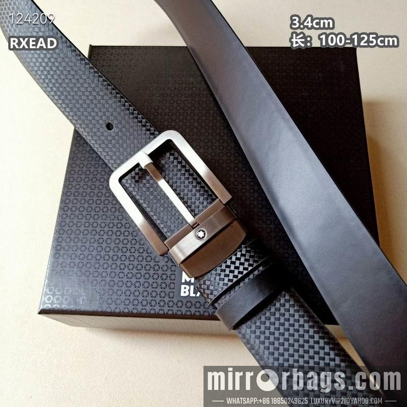 Replica Montblanc belt 34mmX100-125cm 8L07