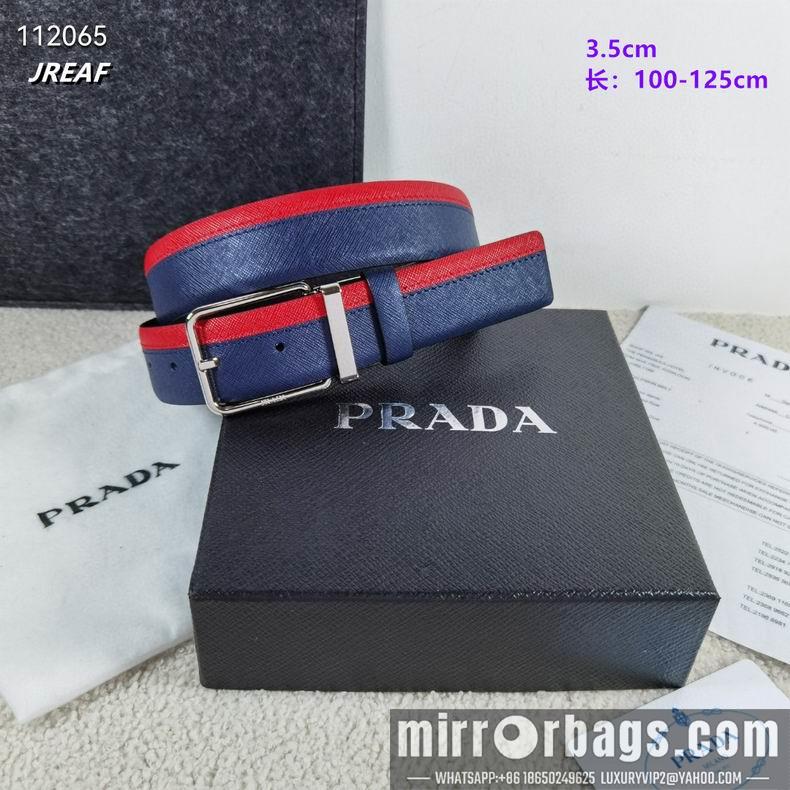 Replica Prada belt 35mmX100-125cm 8L05