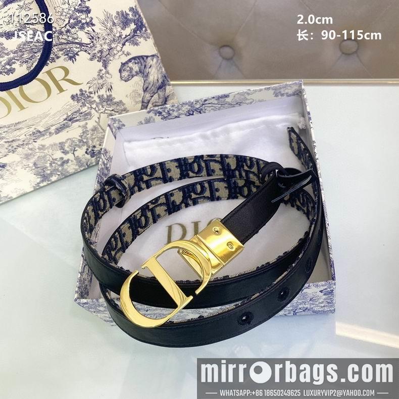 Replica Dior Belt 20mmX90-115cm 8L06