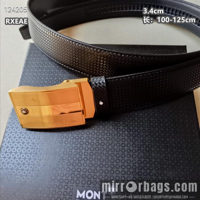 Replica Montlanc belt 34mmX100-125cm 8L11